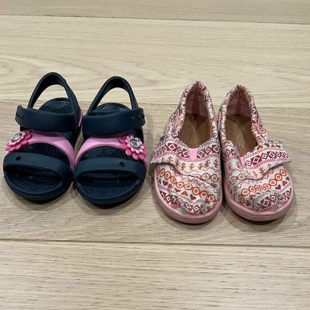 Crocs and Toms for $10